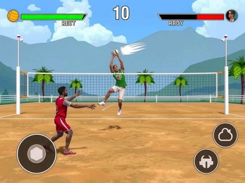 Volley Victory Dharamshala Ace Gameplay Screenshot